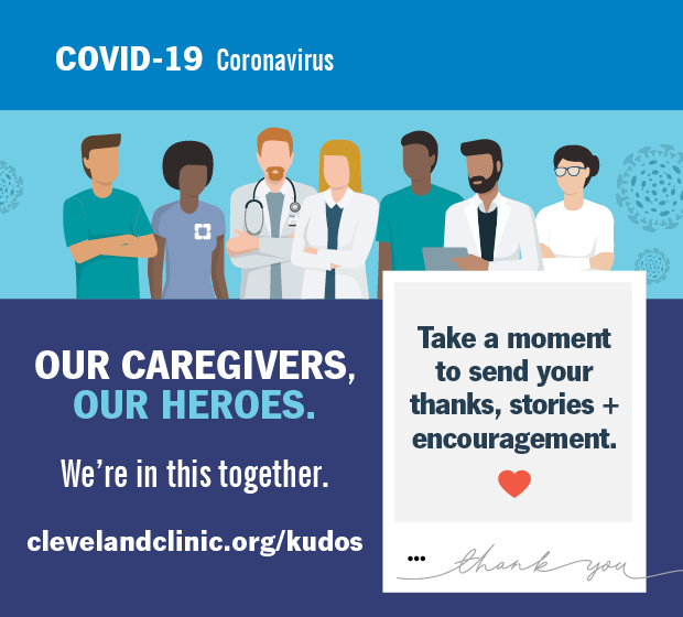 Take a moment to thank a Cleveland Clinic caregiver